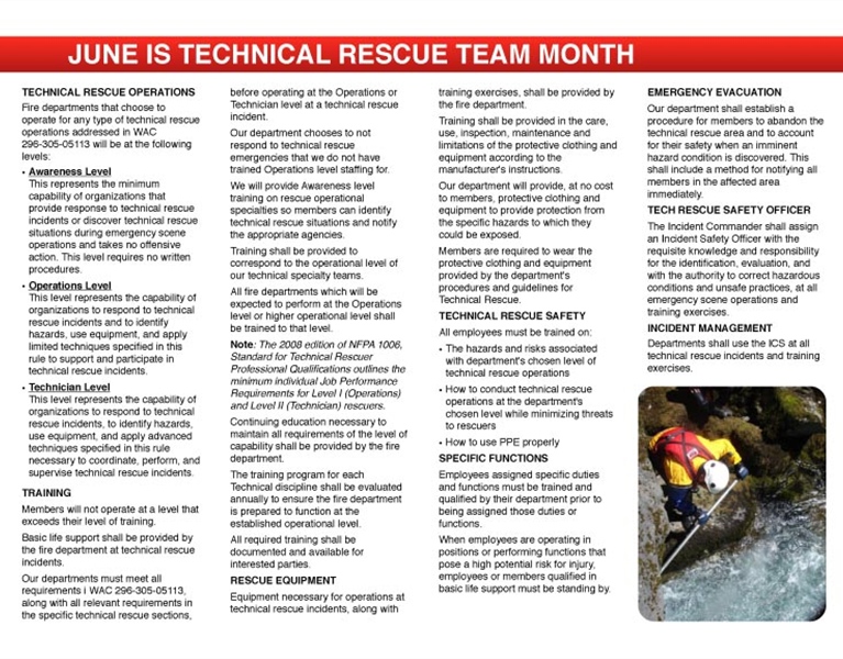 WFC Calendar - June Tech Rescue 